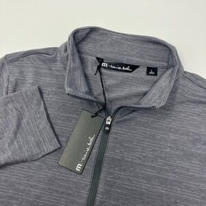 NEW Travis Mathew Crestview 1/4 Zip Women's L Grey Heather Pullover Nationwide